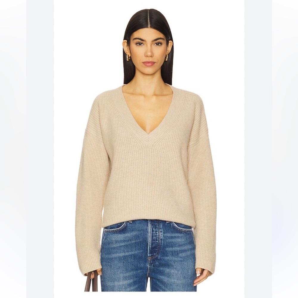 La Ligne Mini Toujours V Neck Sweater, NWOT, S